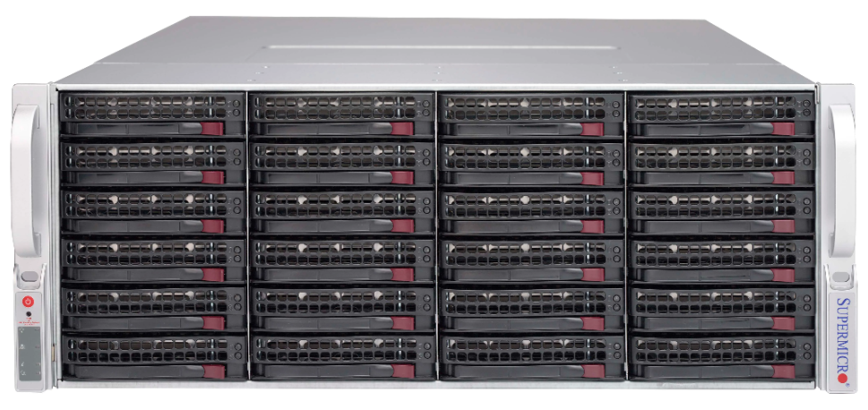Корпус серверный Supermicro CSE-847E2C-R1K23JBOD для JBOD 4U 1200W Hot-Swap 44xHDD SATA/SAS