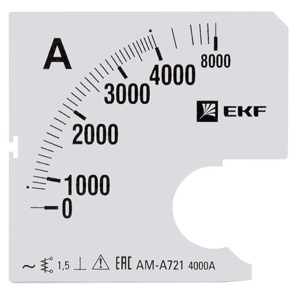 Шкала сменная EKF s-a721-4000 для A721 4000/5А-1,5