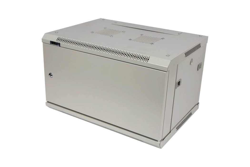 Шкаф настенный 19, 4U TWT TWT-CBWPM-4U-6x4-GY Шкаф настенный серии Pro, 4U 600x450, металлическая дверь