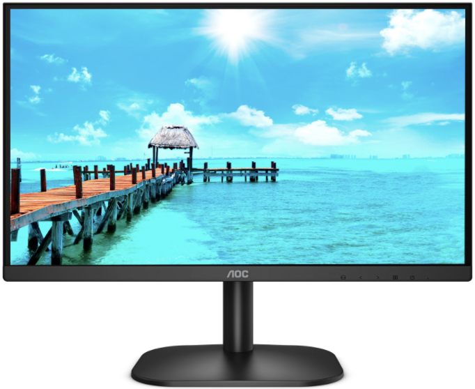 Монитор 23,8 AOC 24B2XH/EU 1920x1080 IPS LED,4ms, 250 кд/м2, 20000000:1, 178°/178°, VGA, HDMI, black