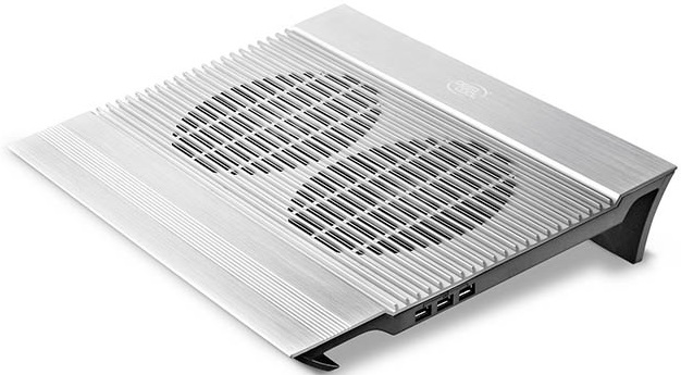 Подставка для ноутбука с охлаждением Deepcool N8 17 25dB 4xUSB 1244g Silver aluminum 17