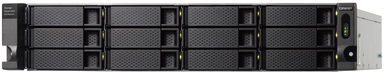 Модуль расширения QNAP TL-R1200C-RP USB 3.2 Gen 2 Type-C, 12 отсеков 3,5/2,5, с поддержкой аппаратного RAID, стоечное исполнение, 2 блока питания, д