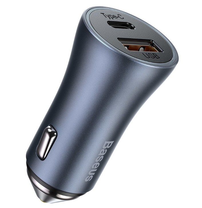 Зарядное устройство автомобильное Baseus CCJD-0G QC, 40W dark gray