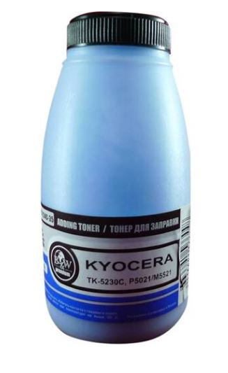 Тонер B&W (Black&White) KPR-224C-35 для Kyocera TK-5230C, P5021/M5521 Cyan (фл. 35г) 2.2K Premium фас.Россия