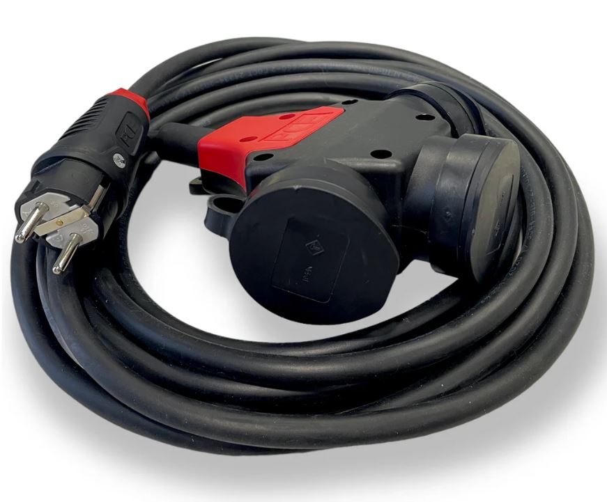 Удлинитель силовой iTOK i-CONNECT-PRO-SU-PVS-325-3-44-30 тип SU серии iCONNECT PRO с заземлением ПВС 3х2,5 мм 3 гнездa IP44 ГОСТ 30 м