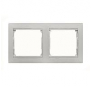 Рамка Legrand 774452 Valena 2 поста горизонтальная, IP20, (белая)