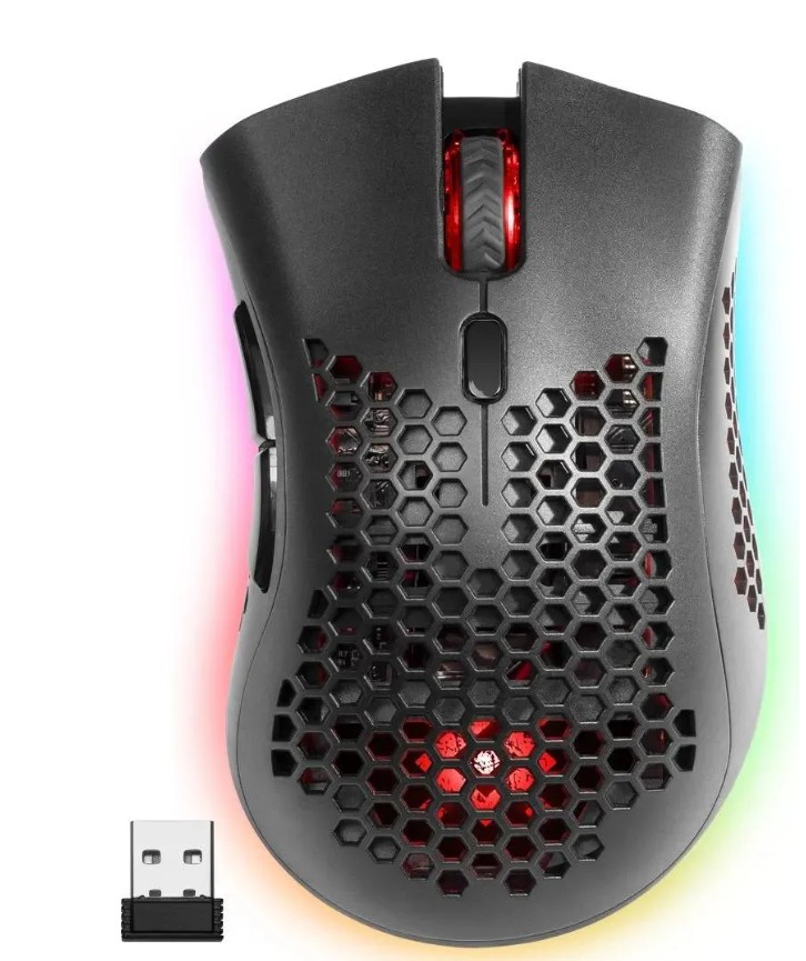 Мышь Wireless Defender WARLOCK GM-709L Defender 52709 черная оптическая 2400DPI USB 7BUT