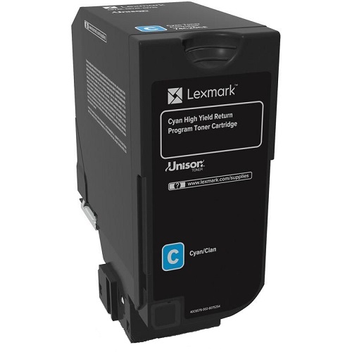 Тонер-картридж F+ STC745X7 для Lexmark CX725/CS725/CS720 (74C5SCE) голубой, 7000 стр.