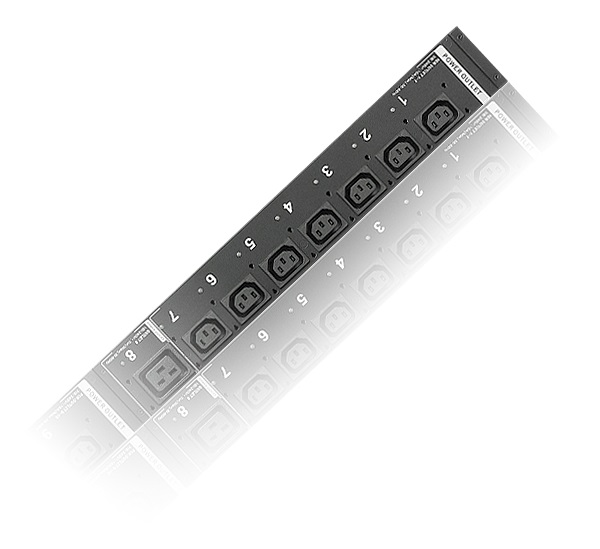 Блок розеток Aten PE6324LG-AX 32A 24-розеточный низкопрофильный энергосберегающий с функциями измерения и коммутации