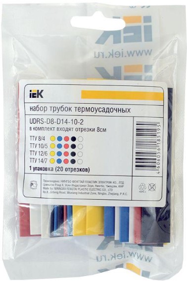 Набор IEK UDRS-D3-D6-10-10 ТТУ нг-LS 6/3 4хЧ/2хБ/К/С/Ж/З 10х10см/упак