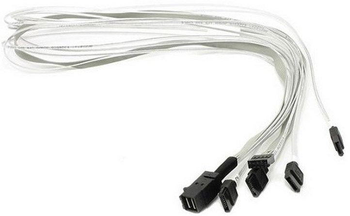 Кабели SAS/SATA/SCSI Кабель Luxshare L285SL015-SD-R Slimline SASx8 to 2*HDmSAS x4, 1M