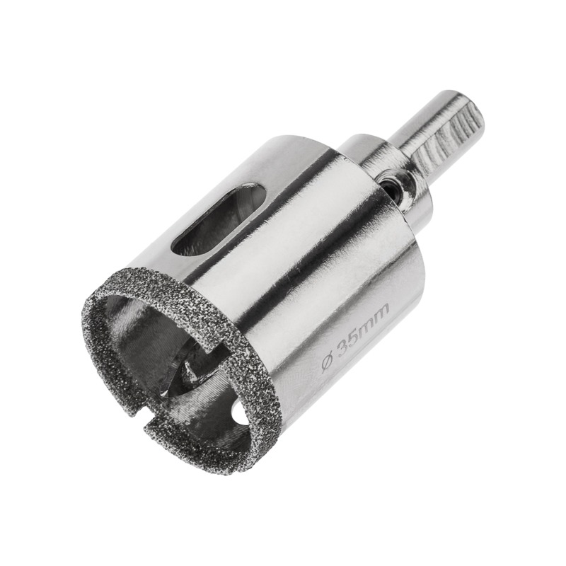 Коронка алмазная KRANZ KR-92-0011 35 мм по керамограниту с центровочным сверлом