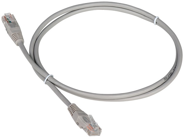 UTP категории 5e Кабель патч-корд U/UTP 5e кат. 10м. TWT TWT-45-45-10-GY RJ45 - RJ45, 4 пары, серый