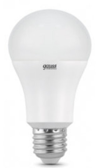 Лампа светодиодная Gauss 23239 LED Elementary A60 20W E27 6500K 1/10/40