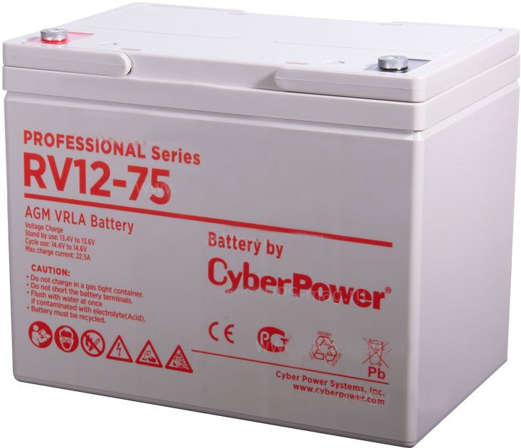  Батарея CyberPower RV 12-75 professional series, 12V, 75.8Ah