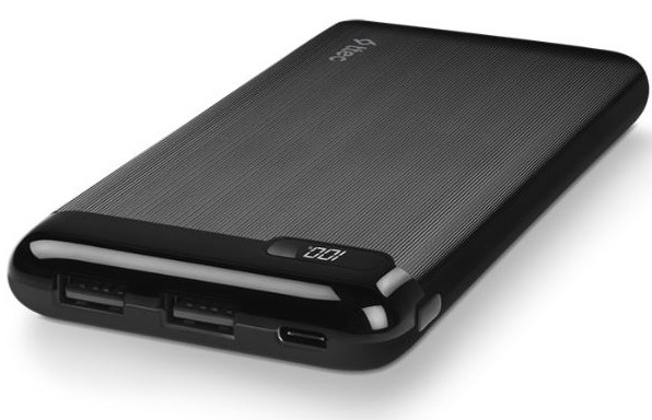Аккумулятор внешний TTEC PowerSlim LCD 2BB183S 10000 mAh Powerbank with USB-C Input/Output цвет: черный