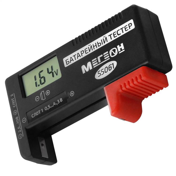  Тестер МЕГЕОН 55061 батареек