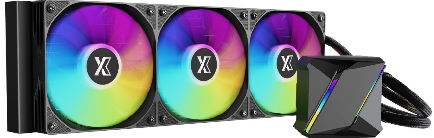 Система охлаждения жидкостная Xastra LM360 ARGB BK LM360-BKAFXX-GL LGA1851/1700/1200/115X/AM5/AM4 (3*120mm, TDP 285W, 800-1800rpm, 81.5CFM, 33dBa, 4-p