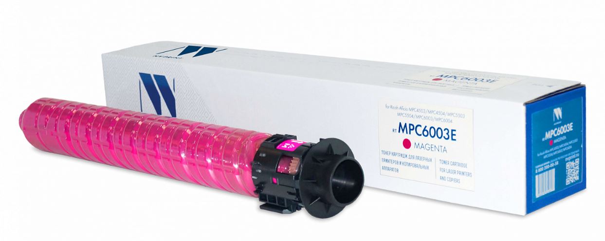 Картридж NVP NV-MPC6003EM для Ricoh Aficio-MPC4503/MPC4504/MPC5503/MPC5504/MPC6003/MPC6004 (22500k), magenta