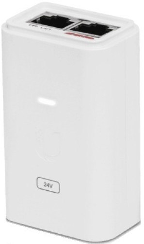 Инжектор PoE Ubiquiti POE-24-24W-G-WH Gigabit, 24V/1A (24W), white