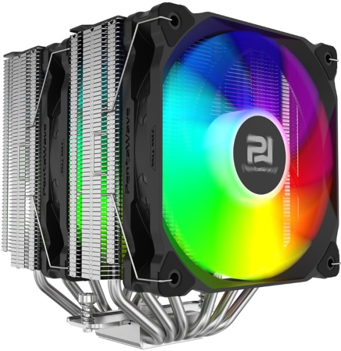 Кулер PentaWave PC-Z06D LE SRB ARGB LGA115X/1200/1700/1851/AM4/AM5 (TDP 275W, 2*120mm, 600-1750rpm, 29,6dBa)