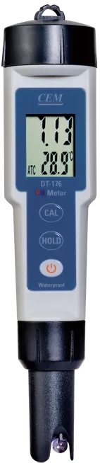 Измеритель pH жидкостей CEM DT-176 CEM 482612 влагозащищенный