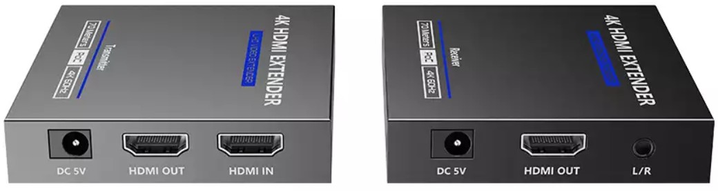Удлинители интерфейсов  Xcom-Shop Удлинитель LENKENG LKV565P HDMI, 4K, HDMI 2.0, CAT6/7 до 70 метров, проходной HDMI