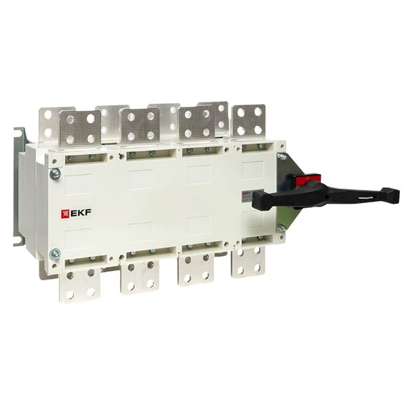 Рубильник-переключатель EKF pscs-1600-4 1600A 4P c рукояткой управления для прямой установки PowerSwitch