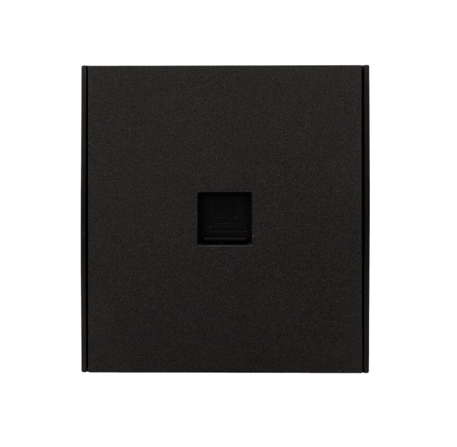 Компьютерная розетка KRANZ KR-78-0724-5 MIELE STRONG RJ45 кат6 с/у антрацит