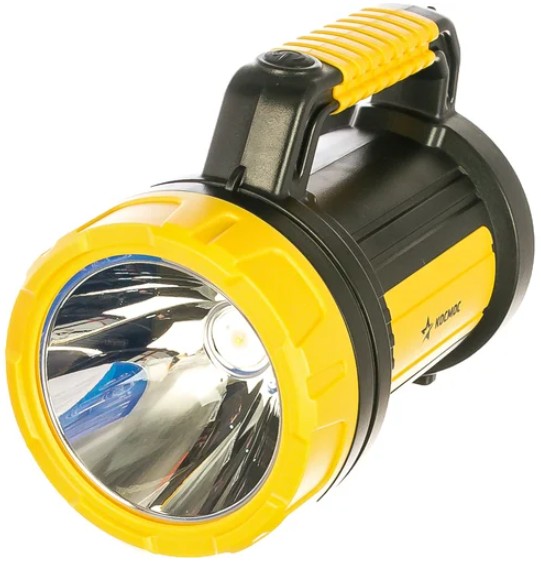Фонарь Космос KOCAc2005W_Ex аккум 5W LED, бок.пан. 10Вт, 3 реж раб, з/у 220/12в