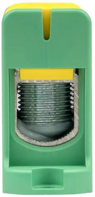 Клемма EKF plc-kvs-35-150-y-green вводная КСВ 35-150 желто-зеленая