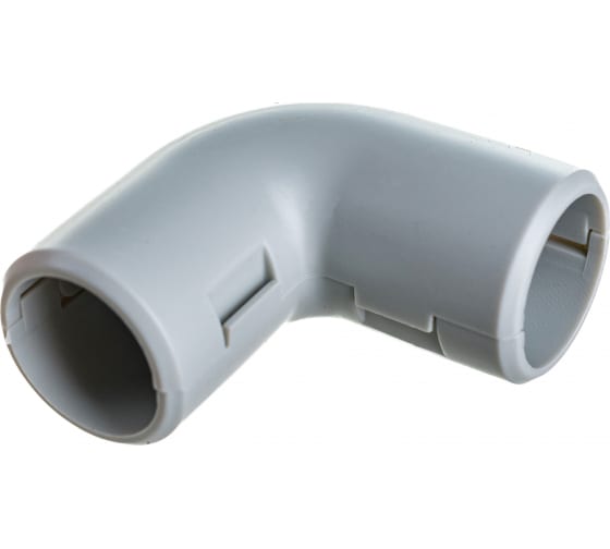 Угол Ecoplast 41216-5 CI16G 90 гр.(2част.) для труб D16мм, цвет серый (5шт)
