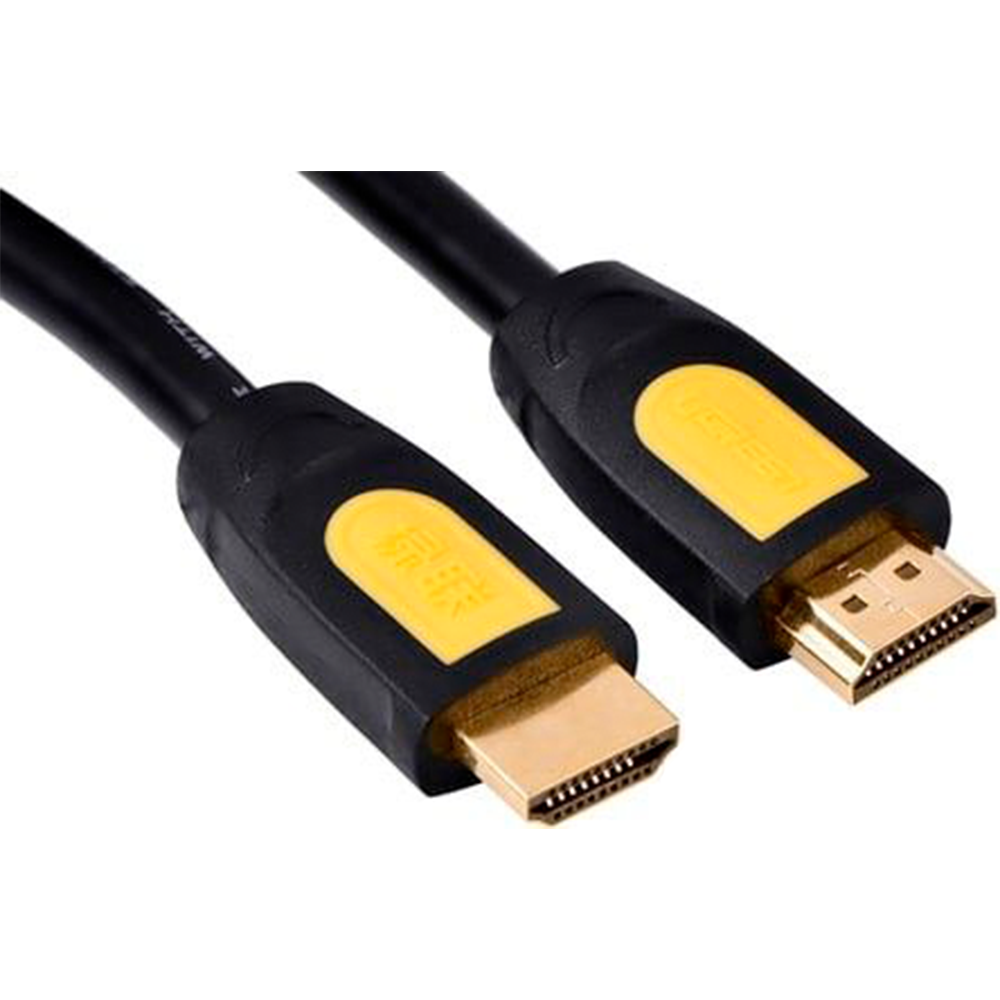 Кабель интерфейсный UGREEN HD101 10130_ HDMI/HDMI, 3м, черно-желтый