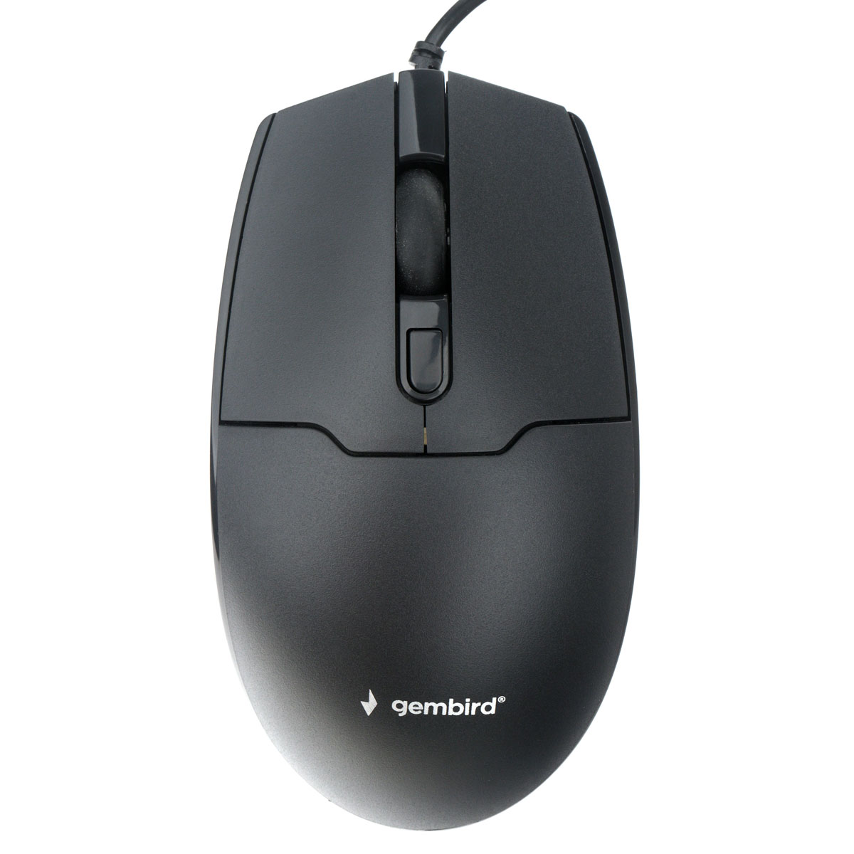  Мышь Gembird MOP-430 черная, USB, 3кн.+колесо-кнопка, 1600DPI, кабель 1.8м