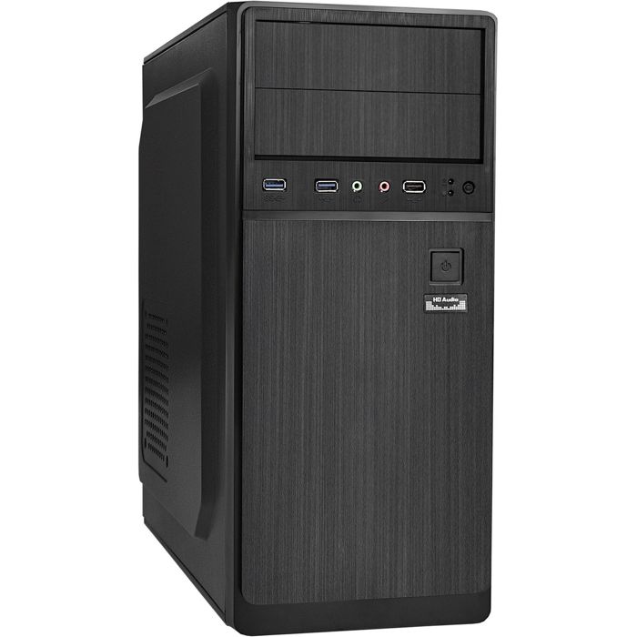 Корпус ATX Exegate XP-402U2 EX287142RUS черный, 400W, USB, 2*USB 3.0, аудио