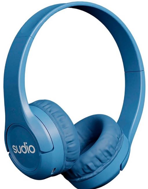 Наушники беспроводные Sudio K1 Kidz K1BLU детские накладные, цвет: синий