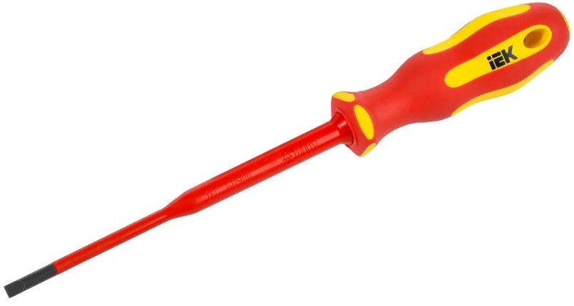 Отвертка IEK A2L5-SC30-T2-SL-35-100 ARMA2L 5 диэлектрическая SL3,5х100 Т2