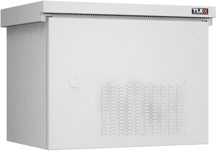 Шкаф настенный 19, 9U TLK TWK-098256-M-GY климатический, Lite, IP55, Ш821хВ615хГ566 мм, цвет серый, муар, RAL 7035 (не укомплектованный)