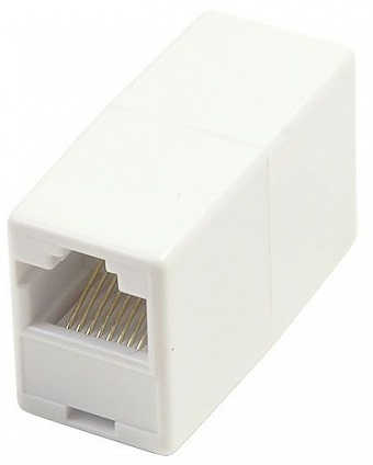 Адаптер проходной Cablexpert TA350/1 RJ-45F/RJ-45F