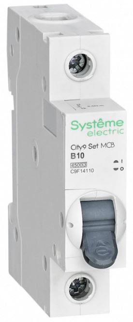 Автоматический выключатель Systeme Electric C9F14116 City9 Set B 16А 1P 4.5kA 230В