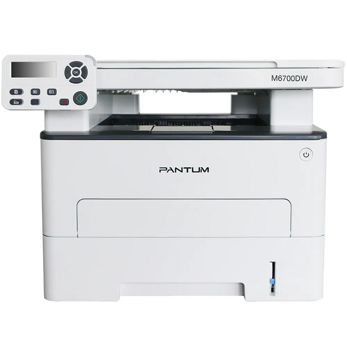 МФУ монохромное Pantum M6700DW А4, 30 стр/мин, 1200 × 1200 dpi, 256Мб RAM, PCL/PS, дуплекс, лоток 250 л, USB/LAN/WiFi