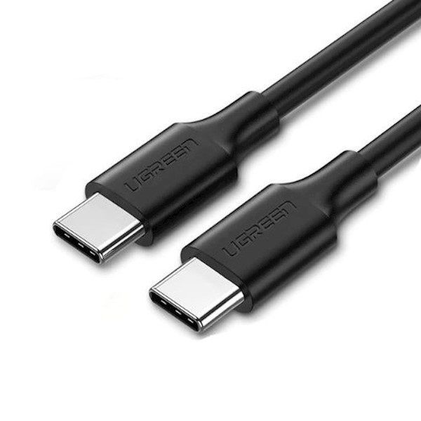 Кабель UGREEN US286 50996_ USB-C 2.0 Male/USB-C 2.0 Male 3A Data, 0.5м, black