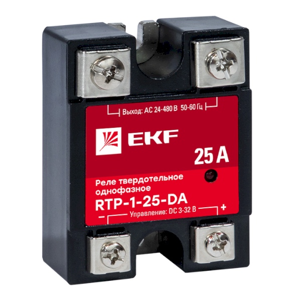 Реле EKF rtp-1-25-da твердотельное однофазное RTP-25-DA