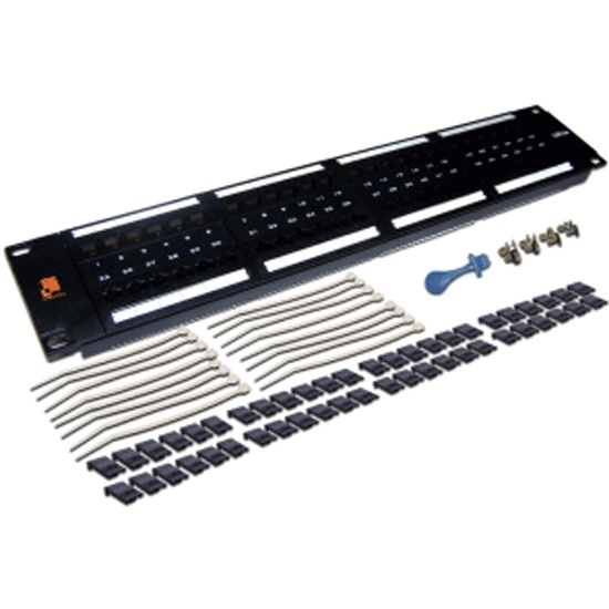 Патч-панель 19, 48xRJ45, UTP, Кат. 6 Lanmaster LAN-PPL48U6