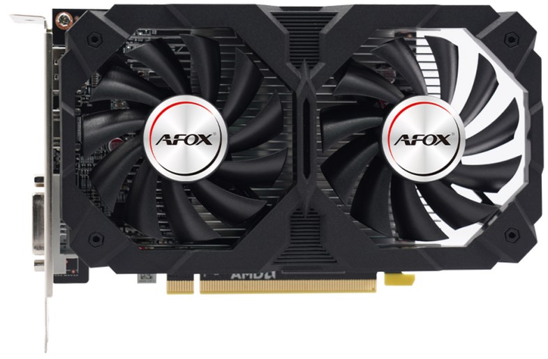Видеокарта PCI-E Afox Radeon RX 550 (AFRX550-8192D5H2-V2) 8GB GDDR5 128bit 1183/6000MHz HDMI DP DVI