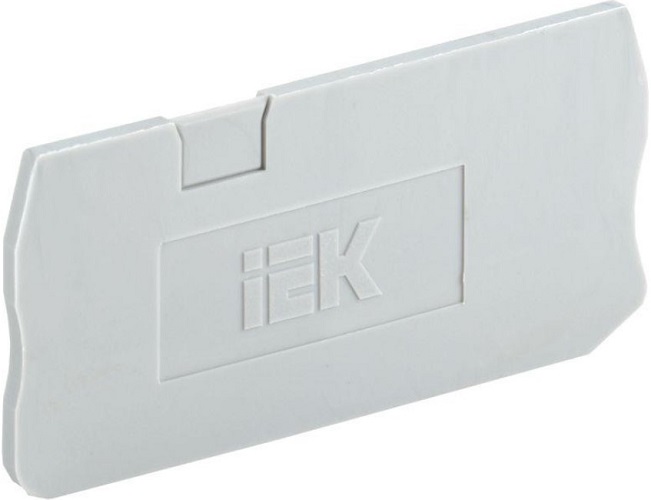 Заглушка IEK YZN11D-3-ZGL-002-K03 для КПИ 3в-1,5/2,5 3 вывода серая