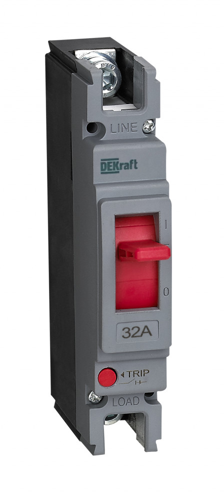 Автоматический выключатель в литом корпусе DEKraft 28008DEK 1P 32A 20кА ВА-301