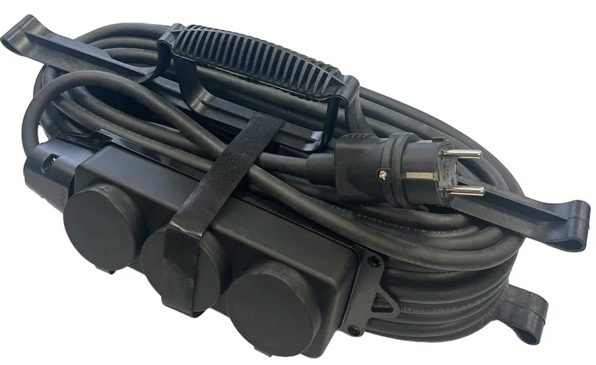 Удлинитель iTOK i-CONNECT-SUR-KG-325-3-44-20 силовой тип SUR серии iCONNECT на рамке с заземлением КГтп-ХЛ 3х2,5 мм 3 гнезда IP44 ГОСТ 20 м