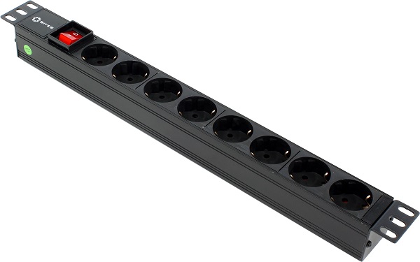 Блок розеток 5bites PDU819A-07 8S,AL,SWITCH,1U,19