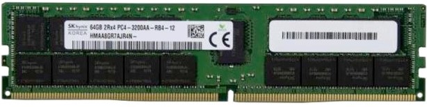   Xcom-Shop Модуль памяти DDR4 64GB Hynix original HMAA8GR7AJR4N-XN PC4-25600 3200MHz CL22 ECC Reg 1.2V